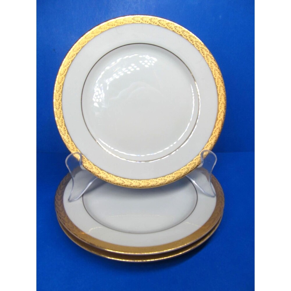 Fitz And Floyd "Roanoke" American Settings 6 1/2" Plates Set f 3